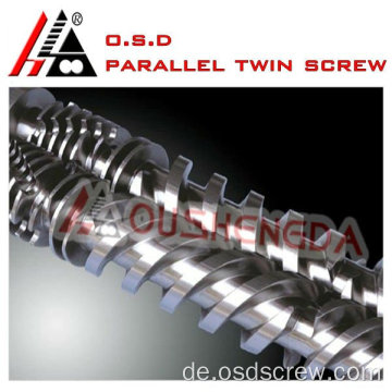 38CrMoAlA 125/2 Twin Parallel Screw Barrel (Doppelschrauben Barre)